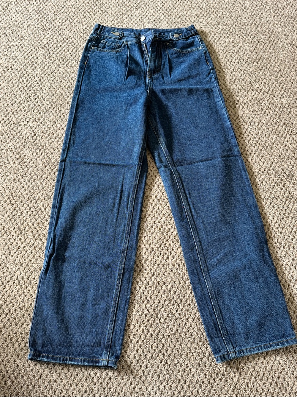 Relaxed Fit Men's Indigo Blue Jeans